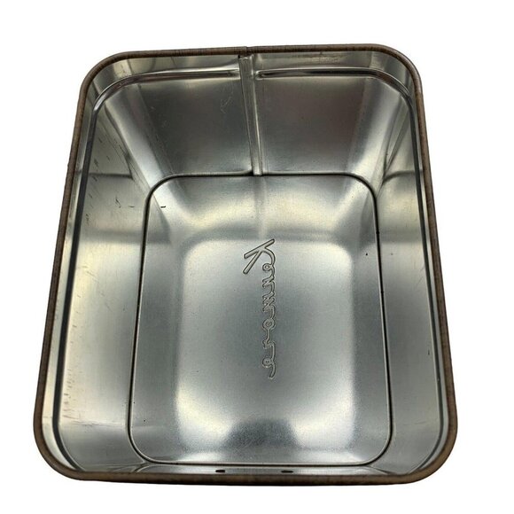 Vintage Kenmore Brown Stacking Kitchen Canister Set Of 2 - Coffee And Tea MCM‌‌‌ - Picture 14 of 15